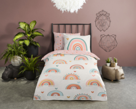Muller Textiles Dekbedovertrek 33032-G Regenboog/Louie/Good-Morning