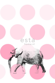 Esta XL Photowalls For Kids Fotobehang 158708 Elephant/Stippen