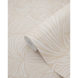 Esta Home Bloom Behang 139488 Ginkgo Bladeren/Zand en Tarracotta