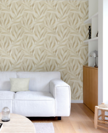 Dutch Karuna Behang A76101 Eden Beige/Bladeren