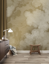 Dutch Wallcoverings Gold Collection Fotobehang MW-012 Engraved Clouds/Wolken