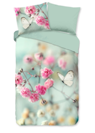 Muller Textiles Dekbedovertrek 30914 Adel/Bloemen/Vlinders/1 Persoons