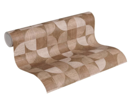 ASCreation Metropolitan Stories Behang 36913-4 / 369134 Modern/Hout