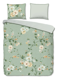 Muller Textiles Dekbedovertrek 10101 Sizena Green Bloemen/LIts-Jumeaux