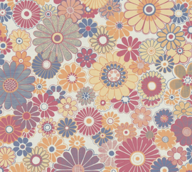 AS Creation Retro Chic Behang 39535-4 / 395354 Bloemen/Jaren 60 70