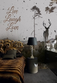 Atwalls Fotobehang Windmill Avenue 6332010 Live Laugh Love