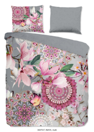 Muller Textiles Dekbedovertrek 30475 Inaya/Hip/Mandala en Magnolia Bloemen/Lits-Jumeaux