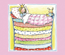 Fotobehang 5059a Princess in bunk bed Noordwand