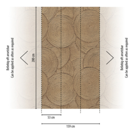 AS Creation Vibes & Styles Fotobehang 792181 Cirkels