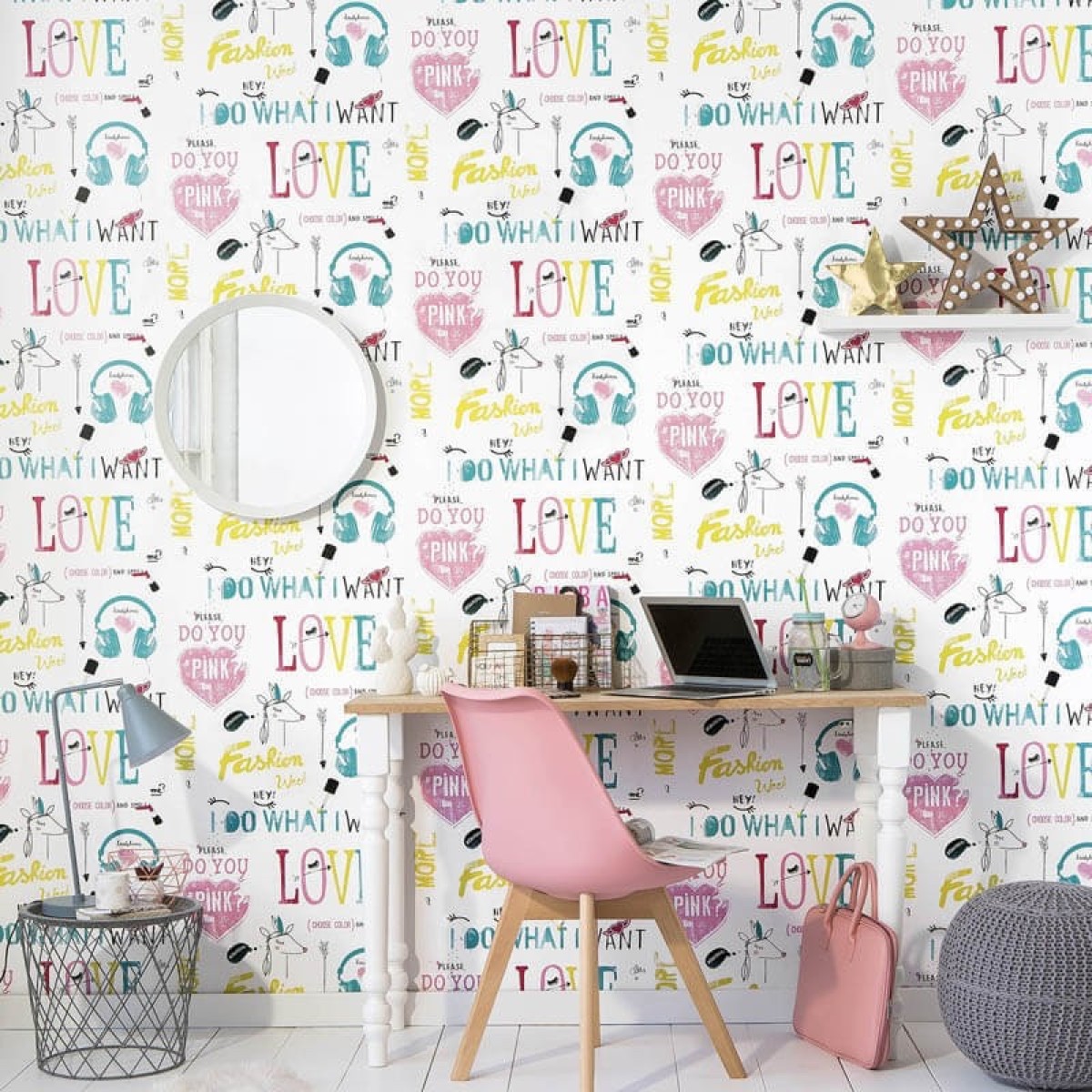 Lutèce Les Aventures Behang 36240303 Girly