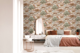 Dutch Wallcoverings Xanadu Behang 91541 Zodiac Orange/Fabeldier/Mens/Dier