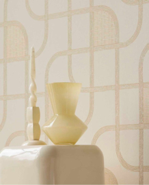 Eijffinger Calm Crafted Behang 363260 Geometrisch/Modern/Gratis lijm en verzending