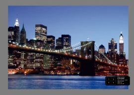 Opruiming/Sale Dutch Wallcoverings Fotobehang FTS 0107 Steden/Brooklyn Bridge