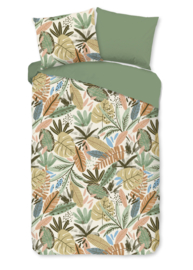 Muller textiles Dekbedovertrek 10180 Billie/Bladeren/1 persoons