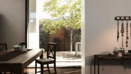 AS Creation Aquarell Dreams Behang 306889 Uni Linnen Look