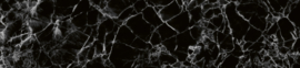 Dimex Zelfklevende Keuken Achterwand  KL-260-155 Black Marble Decorative Design/Marmer