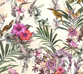 AS Creation Dream Flowery Behang 38178-6 Botanisch/Vogels/Bloemen/Natuurlijk
