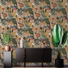 Dutch Wallcoverings/First Class  Utopia Behang 91171 Botanisch/Dieren