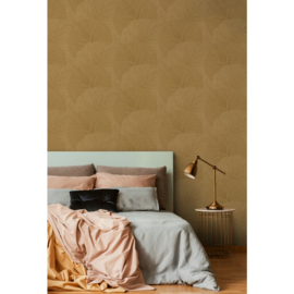 Esta Home Nieuw! Behang 139914 Bladeren/Okergeel
