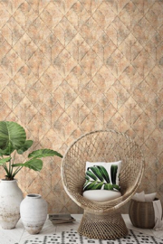 Dutch Wallcoverings Nomad Behang A47505 Grafisch/Ruit