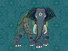 AS Creation Metropolitan Stories The Wall Behang 38262-1 / 382621 Olifant/Etnisch