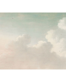 Eijffinger Masterpiece Fotobehang 358121 Dutch sky stripes jade/Wolken