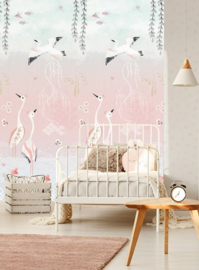 Behangexpresse Morris & Mila Fotobehang INK7268 Oriental Love Pink