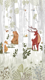 Dutch Wallcovering Orom 2 Fotobehang A73301 Animal Kingdom/Bosdieren