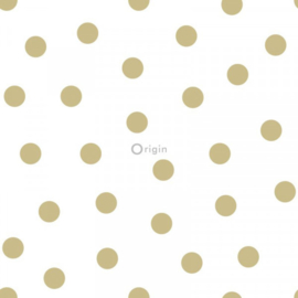 Origin Precious Behang 352-347674 Dots/Stippen/Polka/Kinderkamer/Goud