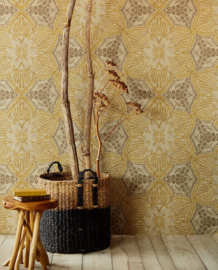 Eijffinger Siroc Fotobehang 376095 Boho Flower Ochre/Etnisch