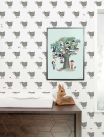 KEK Amsterdam Kids Fotobehang WP-123 Sheep/Schapen