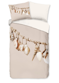 Muller Textiles Dekbedovertrek 33215 Ibiza Sand/Schelpen/1 Persoons
