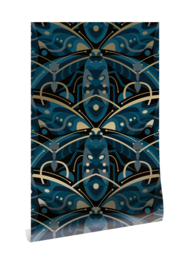 Dutch Wallcoverings Gold Collection Behang MW-001 Art Deco Animaux/Beetle