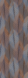 Nature Refined Select.D Fotobehang TD4317 Traviata Blue/Bladeren