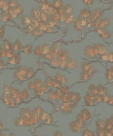 Dutch Wallcoverings/Spits Wall Fabric Behang WF121013 Pine Tree/Ananasboom/Natuurlijk