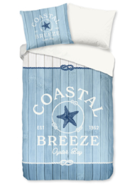 Muller Textiles Dekbedovertrek 33266 Breeze Blue/1 persoons