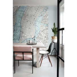 Esta Home XL2 Wallpaper Fotobehang 157702 Old Street map New York