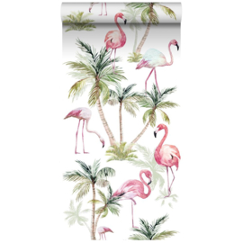 Esta Home Jungle Fever Fotobehang 151-158844 Tropisch/Flamingo