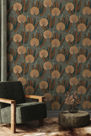 Dutch Wallcoverings Asperia Behang A54703 Bladeren/Bloemen