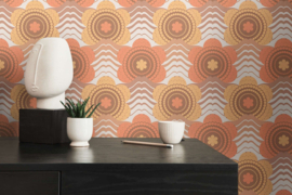 AS Creation Retro Chic Behang 39539-3 / 395393 Bloemmotief jaren 70