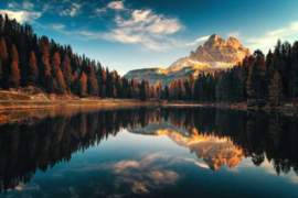 AS Creation Designwalls 2 Canvas Schilderij DD123914 Lago Antorno/Italie/Landschap