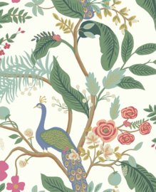 Eijffinger Rifle Paper Co Behang RI5174 Peacock/Pauw/Bladeren