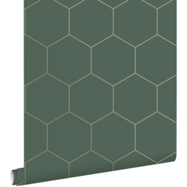 Esta Home Art Deco Behang 156-139228 Hexagon/Honingraat