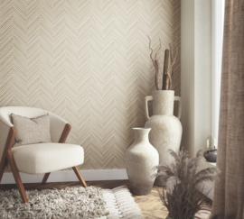 Noordwand Travertino Behang 33373 Visgraat/Chevron