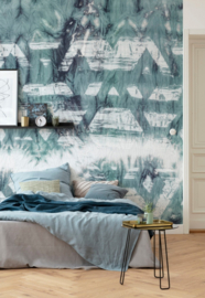 Noordwand Komar INK Fotobehang INX7-062 Tribal Dye/Oriental