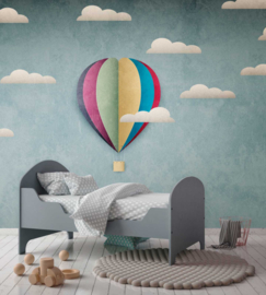 AS Creation Metropolitan Stories The Wall Behang 38301-1 Ballon/Wolken