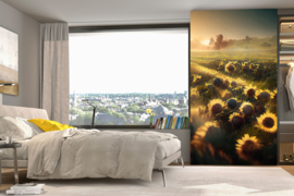 Erismann Zooom One Fotobehang 2524N-81 Sunflowers/Veld met Zonnebloemen