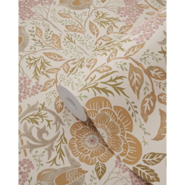 Esta Home Bloom Behang 139567 Bloemen en vogels in Art Nouveau Stijl