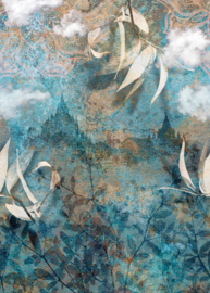 Colorchoc Connected Fotobehang INK7889 Valley Mystery Ocean/Kasteel