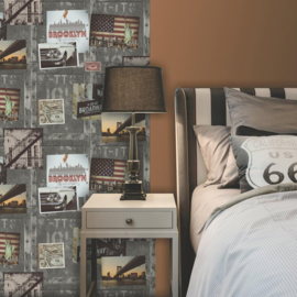 Opruiming/Sale Dutch Wallcoverings Freestyle Behang A04309 Steden